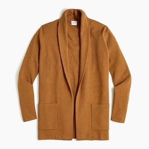J-Crew Chelsea sweater-blazer - xs - heather camel